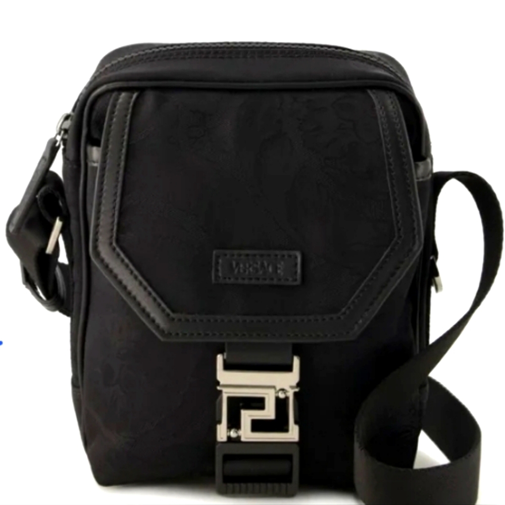 VERSACE ¡¡NWT!! NYLON MESSENGER CROSSBODY
